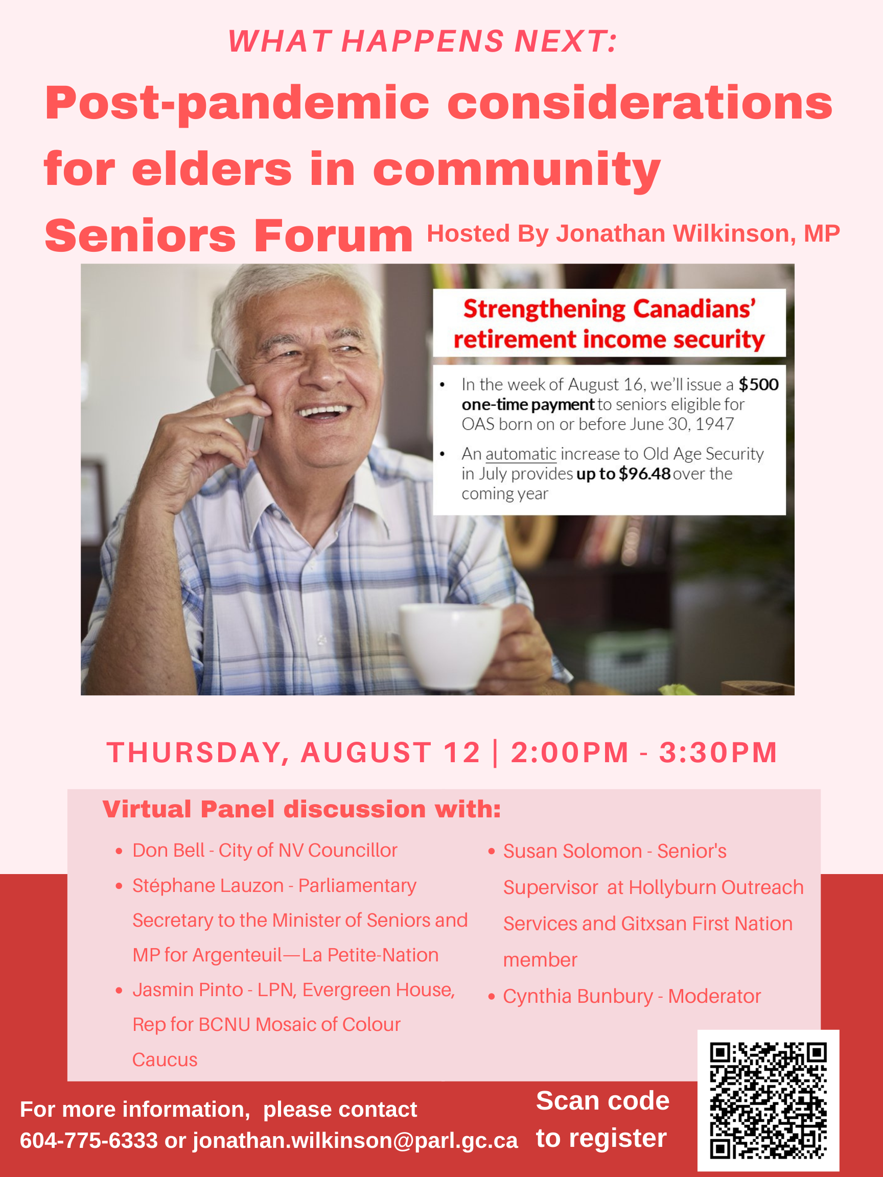 You’re Invited: WHAT HAPPENS NEXT: Post-Pandemic consideration for Elders in community Virtual event